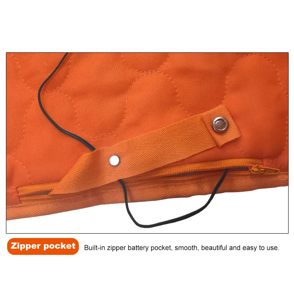 USB Heating Sleeping Mat Adjustable Temperature Outdoor Electric Heating Pad Heated Sleeping Bag Pad Camping Warming Mattress