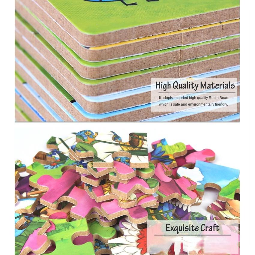 1pc 60piece Jigsaw Puzzle for Kids Educational Toys Children Cartoon Animal Puzzles Intellectual Development Montessori Games