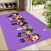 Kpop Mini Figures Carpet Rug Soft Washable Antislip Home Living Room Sofa Mats Personalized Christmas Rug