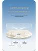 Newborn Anti-Flat Head Silicone Shaping Pillow - Infant Head Correction, Washable Memory Foam, Cotton Cover