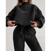 Autumn Winter 2 Piece Set Women Hoodie Pants Printed Tracksuit Pullover Sweatshirt Trousers with Pockets Tracksuit Suits