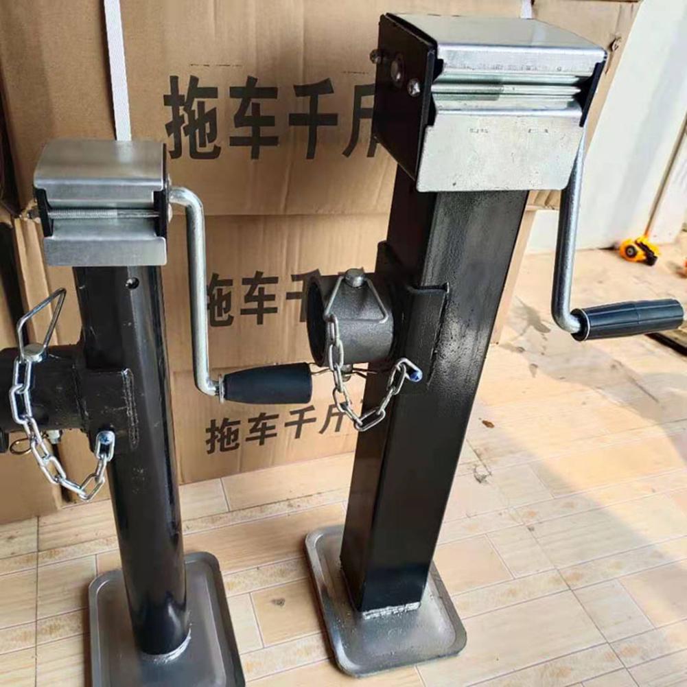 400Kg Hand Operated Trailer Jack Trailer Parking Leg Semi Trailer Leg Yacht Platform Bracket Square Tube