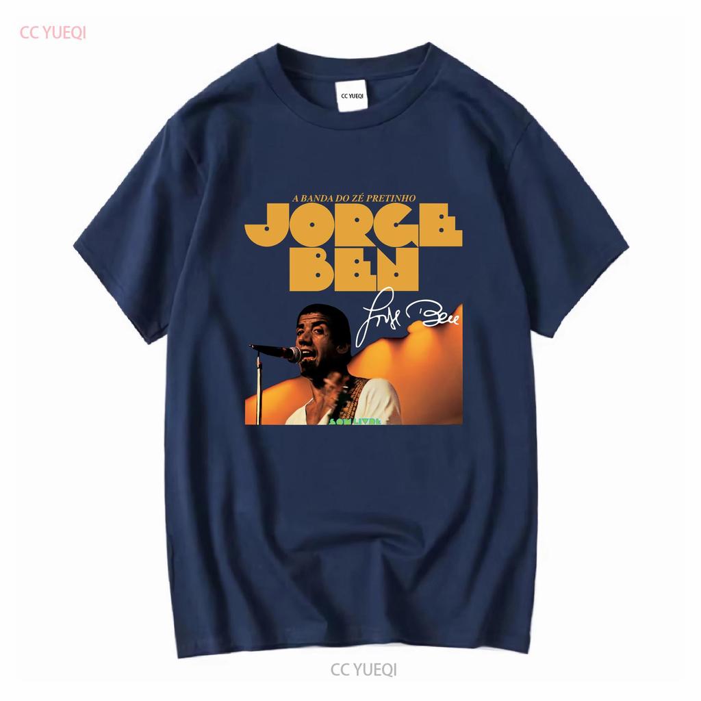 Jorge Ben Jor Signature  T Shirt All Size S to 2345XL TM94 long sleeves vintage Washed Slightly designer clothes fashion