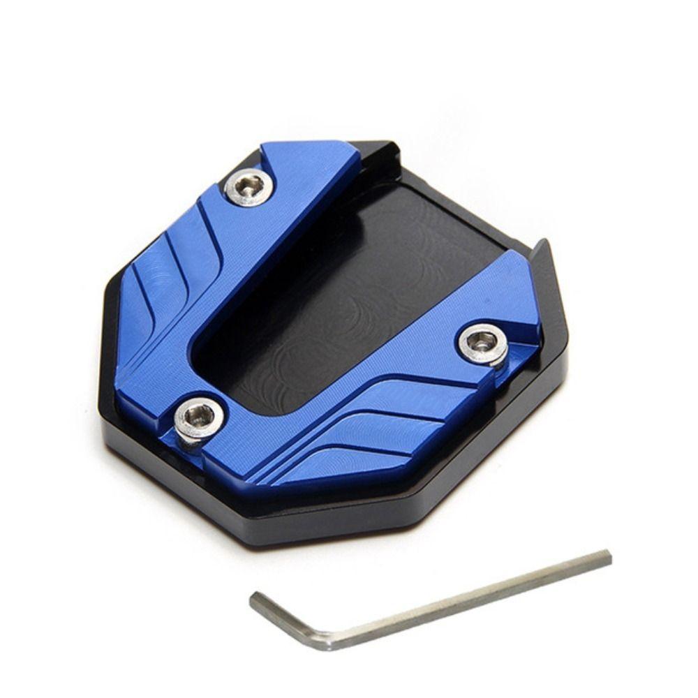 Motorcycle Kickstand Foot Support Motorbike Side Kick Stand Pad Side Stand Large Foot Pad Parking Plate Base Foot Extension Pad