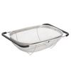 Stainless Steel Colander Strainer Multi-Purpose Vegetable Drain Basin Wear Resist Sink Drain Rack Retractable Dish Water Filter