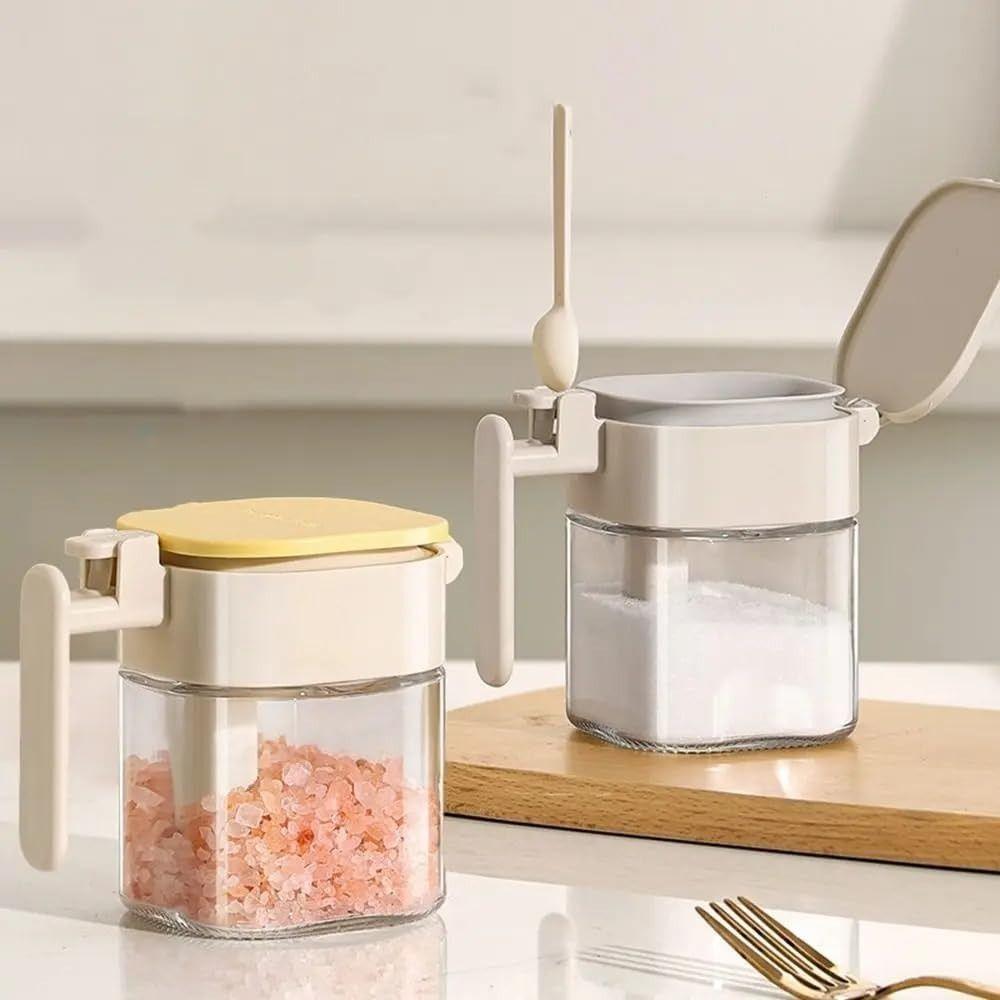 Moisture Proof Seasoning Jar Dustproof Salt Container Practical Sealed Spice Jar Home Kitchen