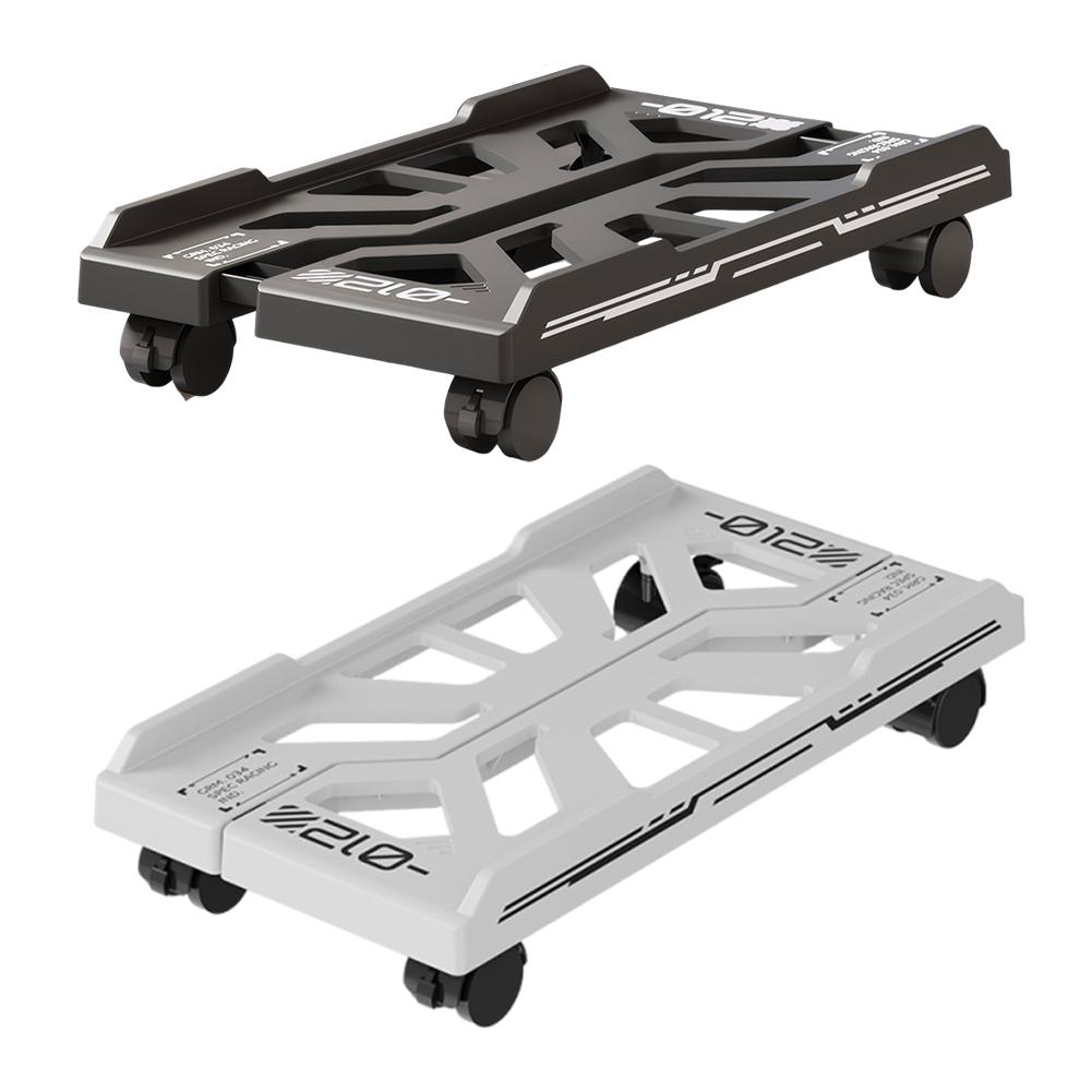 Adjustable Mobile CPU Stand with Caster Wheels Computer Tower Stand CPU Tower Holder for Gamers and Students