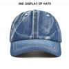 Cap Cowboy Baseball Cap Solid Color Duckbill Cap Breathable Sun Shading Cotton