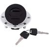 Aluminum Gas Fuel Tank Cap Cover,Gas Fuel Tank Cap Lock with Key for SUZUKI GSXR600 1997-2003/GSXR 750 1996-2003/GSXR1000 2001-2002