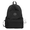 School bag Japanese simple solid color backpack light commuting large capacity student school bag casual versatile outdoor travel backpack
