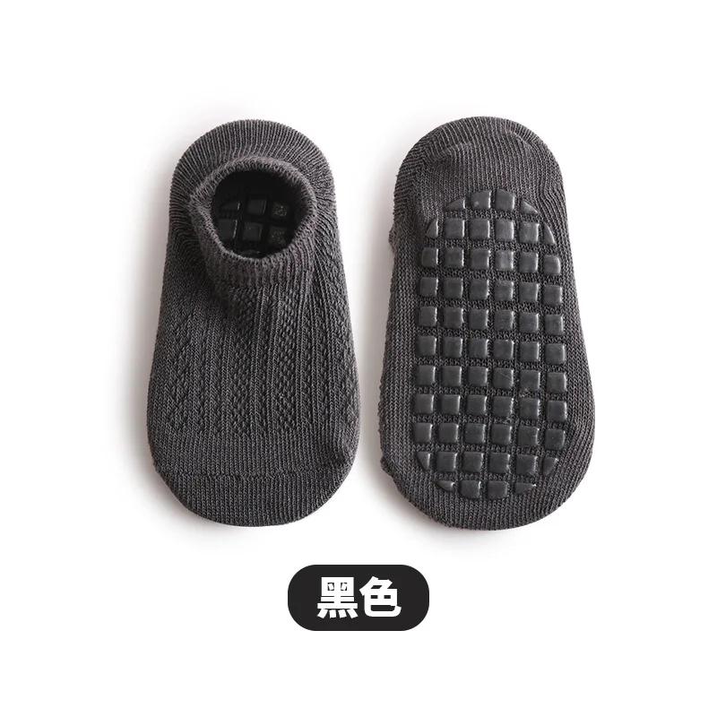Summer Baby Socks Boys Girls Candy Solid Color Ankle Short Socks Toddler Thin Soft Breathable Indoor Non-slip Floor Sock