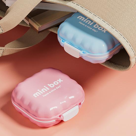 Yousheng Portable Pill Box, with 7 Compartments, Moisture-Proof Dust-Proof Medicine Organizer, for Travel Daily Use And