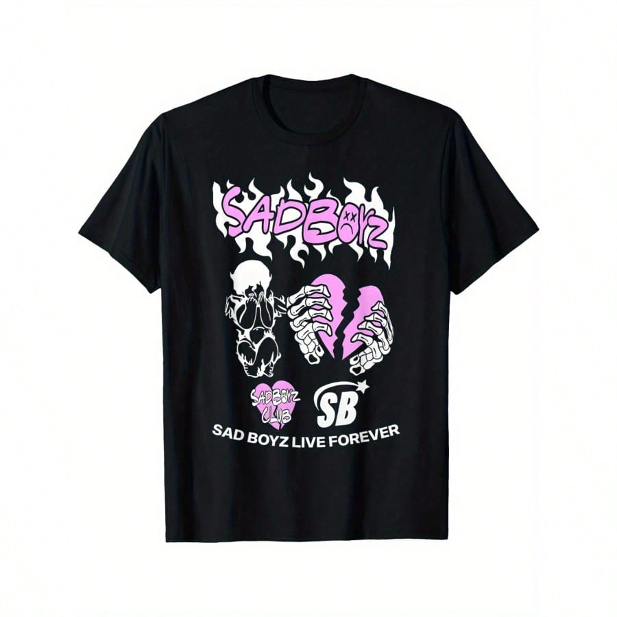 

Junior Sad Boyz Corridos Tumbados H Belicos Mexico Music TShirt Man Comfortable Short Sleeve Cotton Crew Neck Ultra Soft 4XL