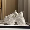Outdoor Niche Racing Shoes Inner Height Increase Women's New Mesh Breathable Jogging Casual Sports Shoes