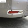 2PCS Rear Tail Fog Lights Lamps Frame Decoration Cover Trim For Toyota Corolla 2014 - 2018 ABS Chrome Accessories Exterior Kit