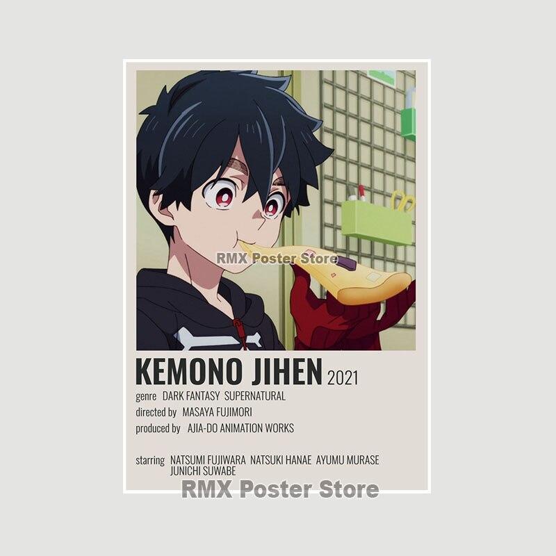 Kemono Jihen Anime Posters and Prints White Coated Paper Art Wall Pictures for Home Bar Cafe Decor Living Room Decoration Mural