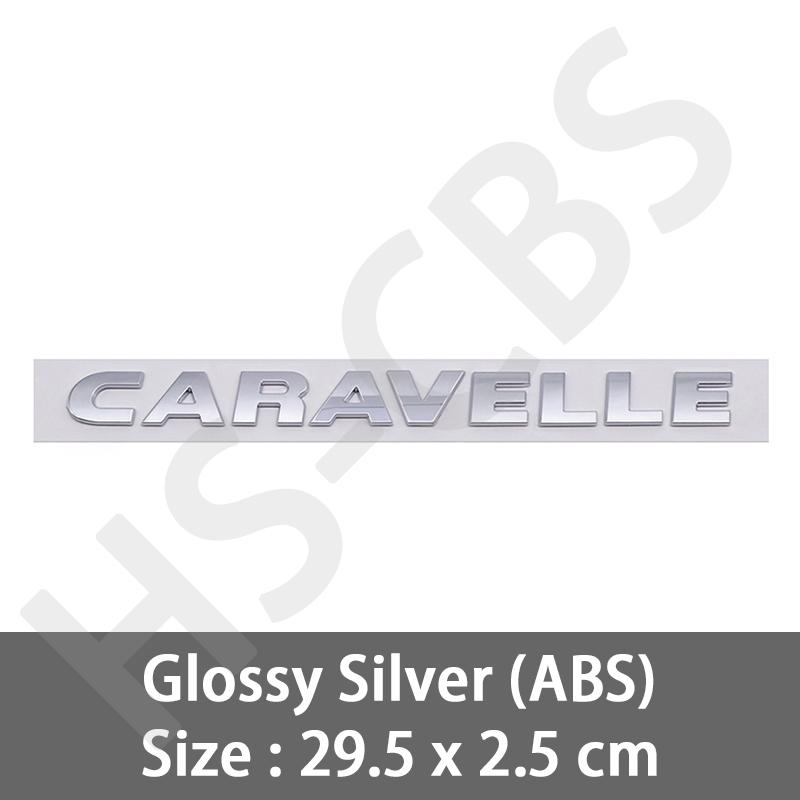 ABS Auto Kufr Karoserie Písmena Slova Logo Odznak CARAVELLE Znak Samolepky Znak Caravelle Písmeno 7H9853687739 Příslušenství