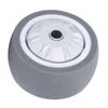 TPR Rubber Caster 4in Heavy Duty Wear Resistant Silent Tire Wheel Replacement for Hand Trucks Dolly 