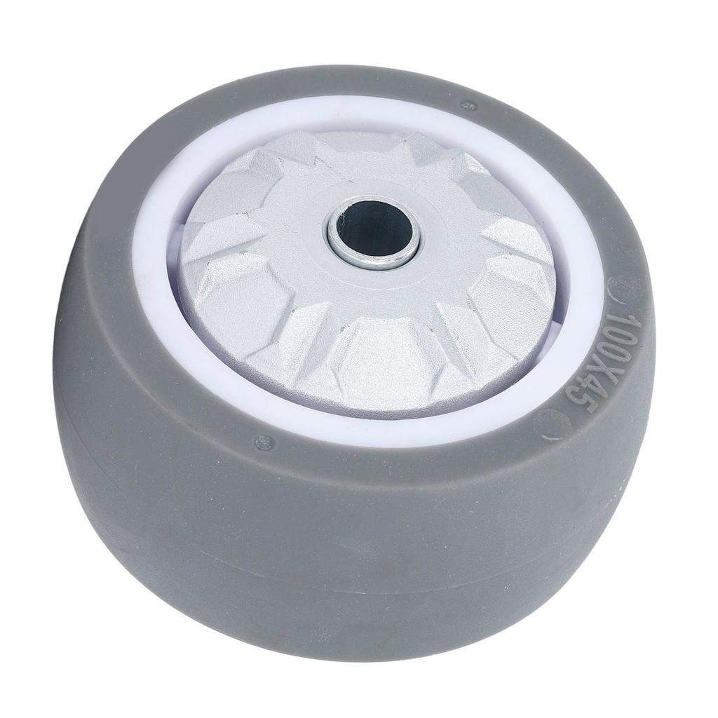TPR Rubber Caster 4in Heavy Duty Wear Resistant Silent Tire Wheel Replacement for Hand Trucks Dolly 