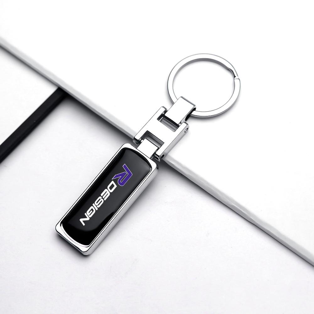 Car Logo Stying 3D Metal Key Rings Shield Shaped Keychain For Volvo Rdesign S80L XC40 XC60 XC90 Xc70 S40 S60 S80 S90 V40 V50 V60