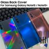 Glasgehäuse Rückseite Hüllen Für SAMSUNG Galaxy Note10 Plus Note10+ Telefon Hintere Akkutür Handyhülle Rückabdeckung
