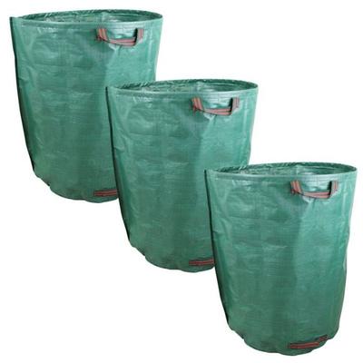 Set of 3 300L PP 150g/m² Self-standing Waste Bags - Linxor