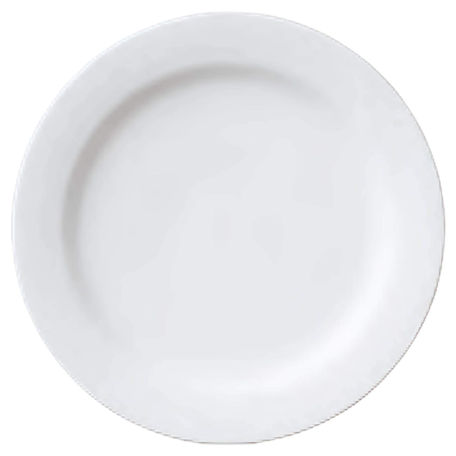 

Noritake Fine Porcelain Plate, 29.5cm, Arctic White, Microwave and Dishwasher Safe, 1 Plate, 91505/4000