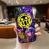 Art One Piece Law Case for Samsung Note 20 10 S25 Plus Ultra Lite FE M20 M21 M30 M31 M51 A11 A26 A51 A52 A53 A56 A70 A71 A72 A73