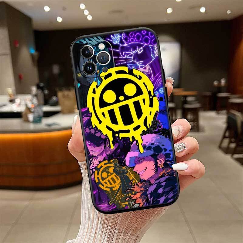 Art One Piece Law Case for Samsung Note 20 10 S25 Plus Ultra Lite FE M20 M21 M30 M31 M51 A11 A26 A51 A52 A53 A56 A70 A71 A72 A73