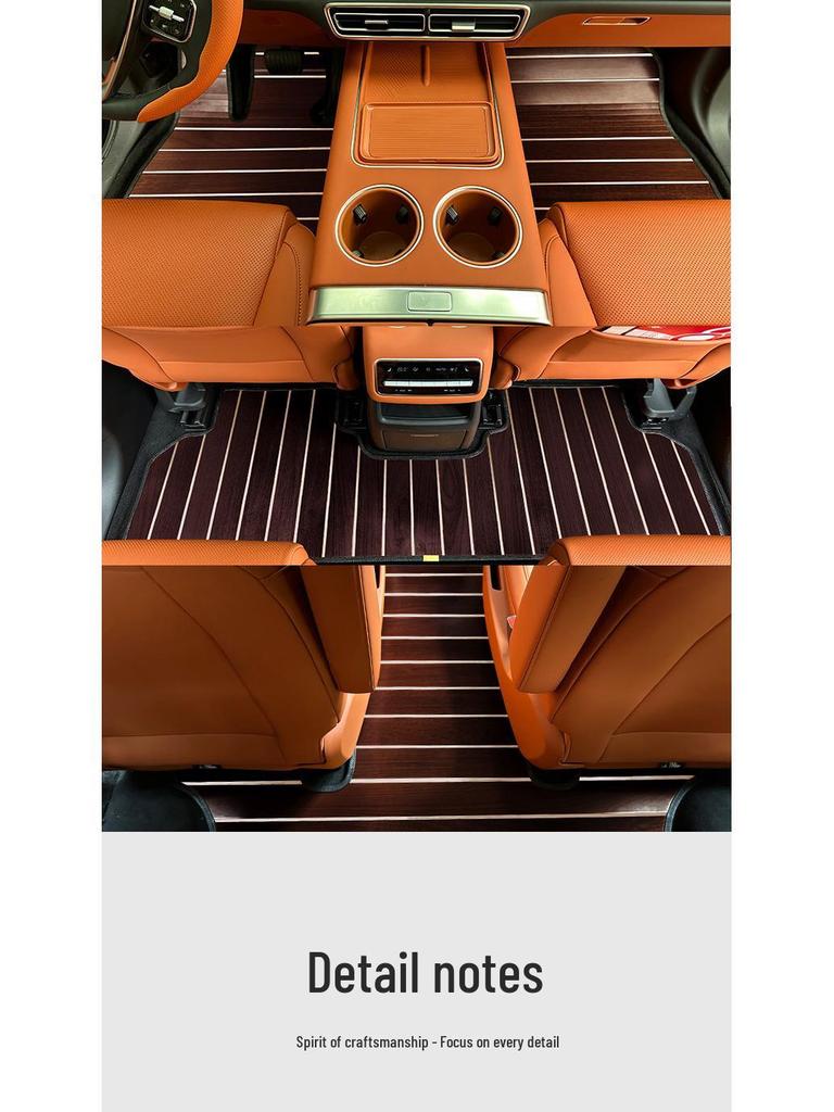 Ideal L8/L7/L6/L9 Solid Wood Floor Mat Pad for Cars