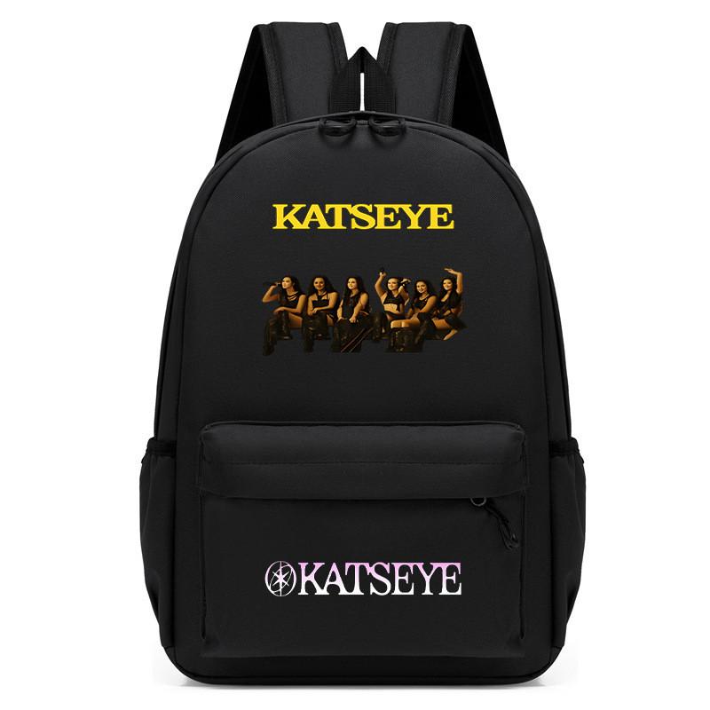 60123-12 Student Teenager Unisex KATSEYE Printed Backpack School Waterproof Small Bag