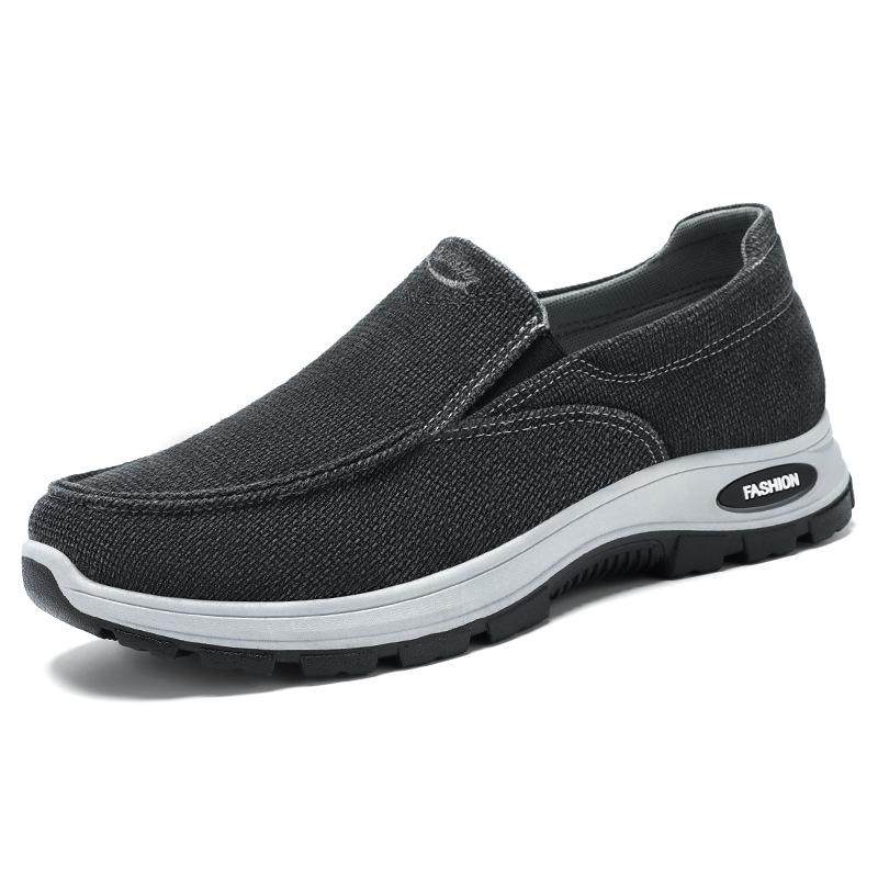 Shoes Men's Autumn New Casual Old Beijing Cloth Shoes One-pedal Single Shoes Dad Shoes Soft Soles Not Tired Feet Tooling Shoes