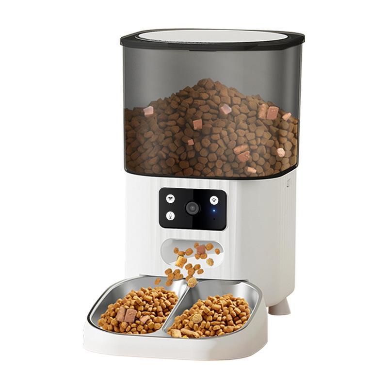 

Smart Pet Feeder with Video, Timed Meal Dispensing & Voice Feature for Cats and Dogs USB Interface [Universal]