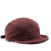 Unisex gewaschene Baumwolle 5-Panel-Kappe Vintage flacher Schirm Streetwear Camp Cap