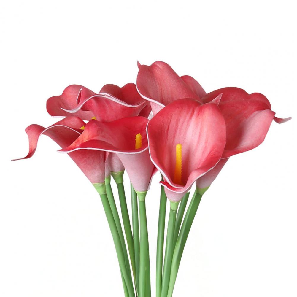 Simulated Calla Lily Premium Simulated Flowers Realistic Artificial Calla Lily Flowers for Home Decor Wedding for Vases