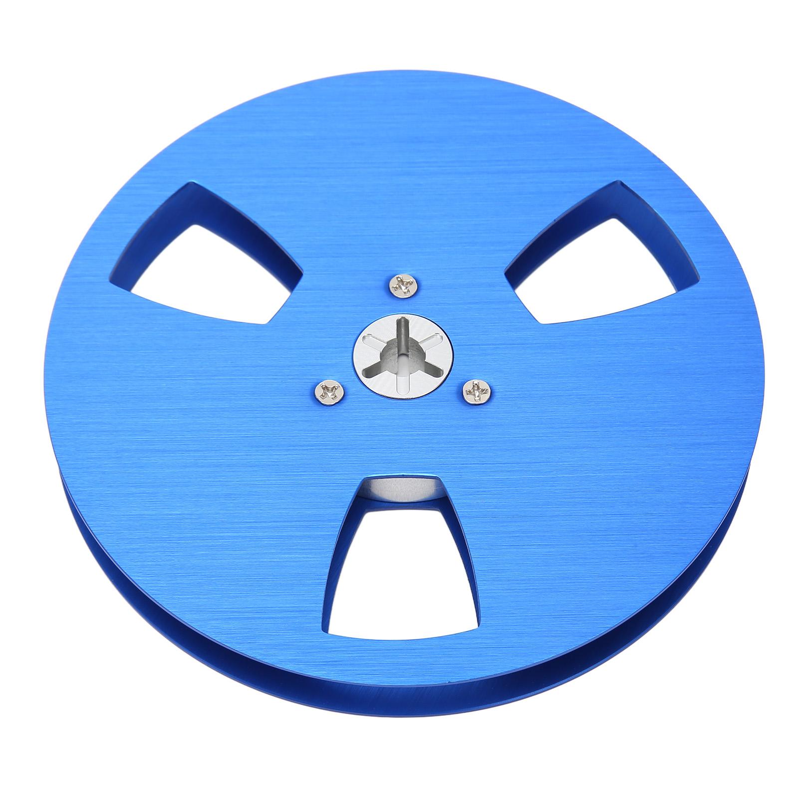 14 5 Inch Lege Tape Spoel 3 Gats Aluminiumlegering Universele Openingsmachine Onderdeel Geluidsband Opname blauw