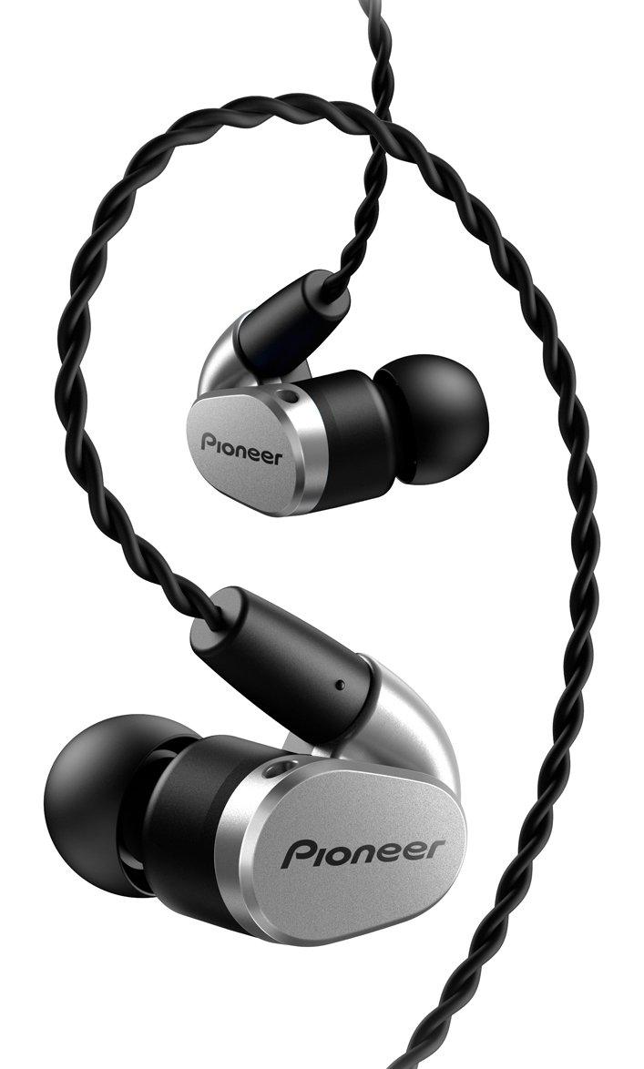 

PIONEER Ergonomic Headphones Silver Hi-Res In-ear Tangle-resistant SE-CH5T(S)