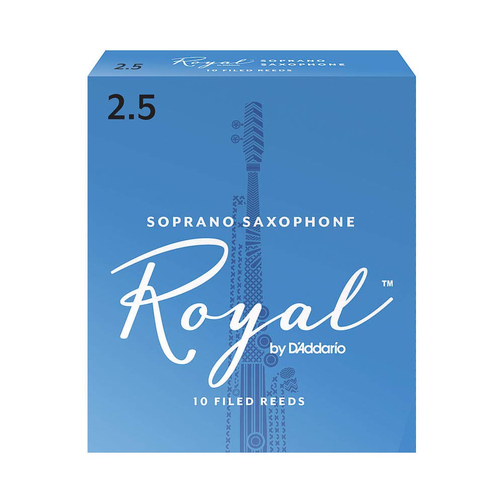 

Трости WoodWinds для сопрано-саксофона ROYAL RIB1025 Упаковка 10 штук D Addario D Addario [Жесткость 2.5] [] синий