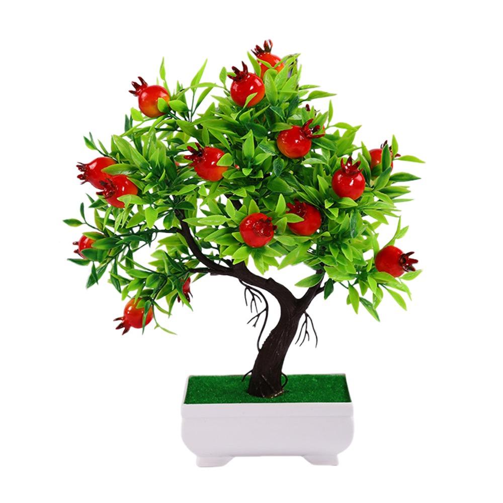 

Пластиковая пена Искусственные фрукты Бонсай Разноцветный Симуляция Растение в горшке Фруктовое дерево в горшке Подарок pomegranate
