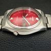GENUINE VINTAGE SEIKO 5 AUTOMATIC 7009A JAPAN MENS RED DIAL WATCH A702404-5 R124-a702404