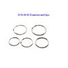 304 Stainless Steel Double Ring Keychain Key Ring