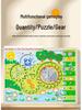 Children's Interactive Gear & Animal Puzzle Blocks for Kindergarten