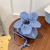 Girly Heart Flower Crossbody Bucket Bag - Double-Sided Large Capacity Drawstring for Work & Commute