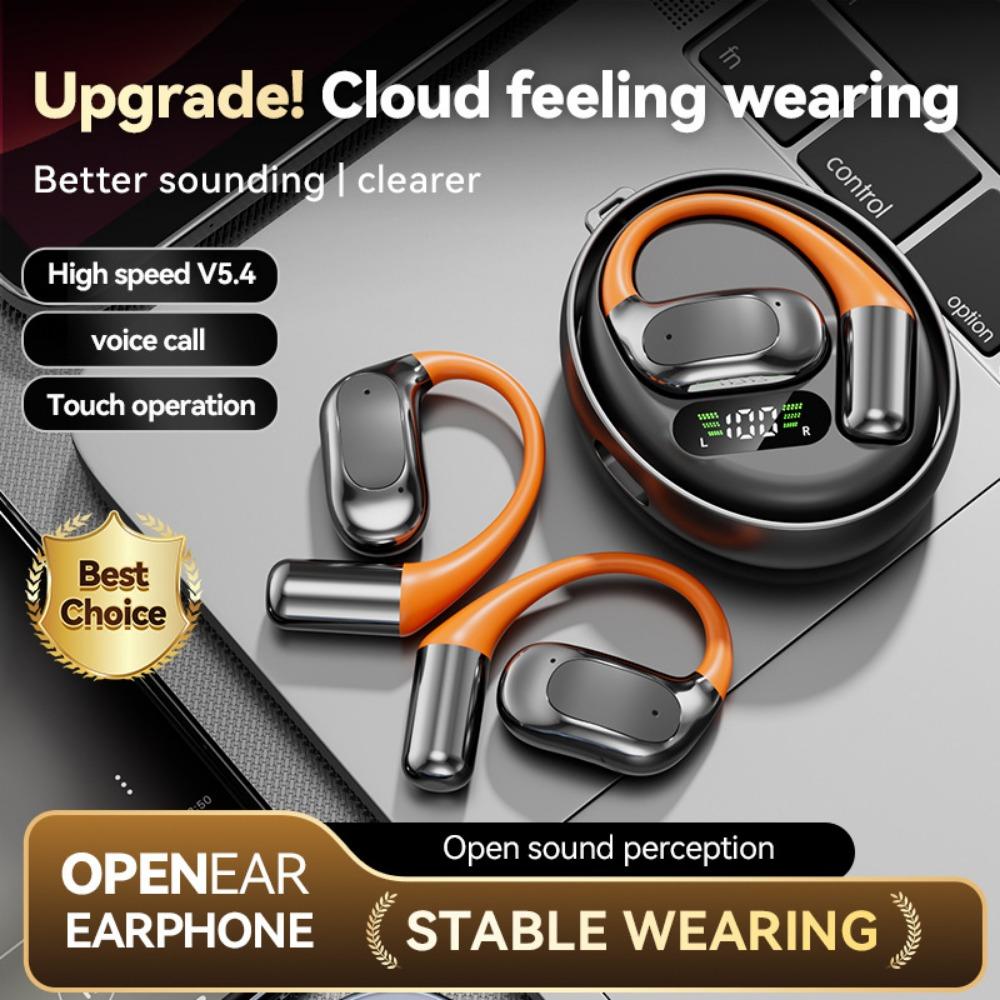 Wireless Bluetooth Headset Rotating Ball Ear Hanging Type High Sound Quality Low Delay Long Battery Life