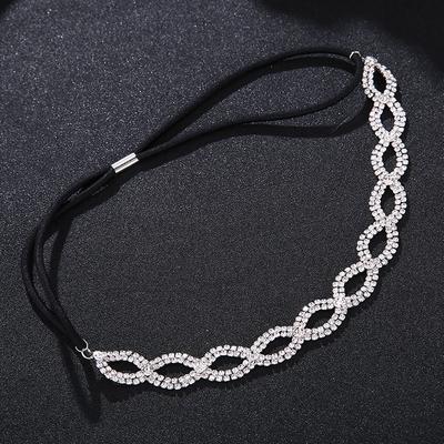 Accesorii nunta mireasa bentita elastica bentita cu strass lucrata manual bentita pentru cap moda