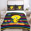 3pcs Tweety Bird Cover Set,Soft Comfortable Duvet Cover,Guest Room (1*Duvet Cover + 2*Pillowcases, Without Core) yy251024110