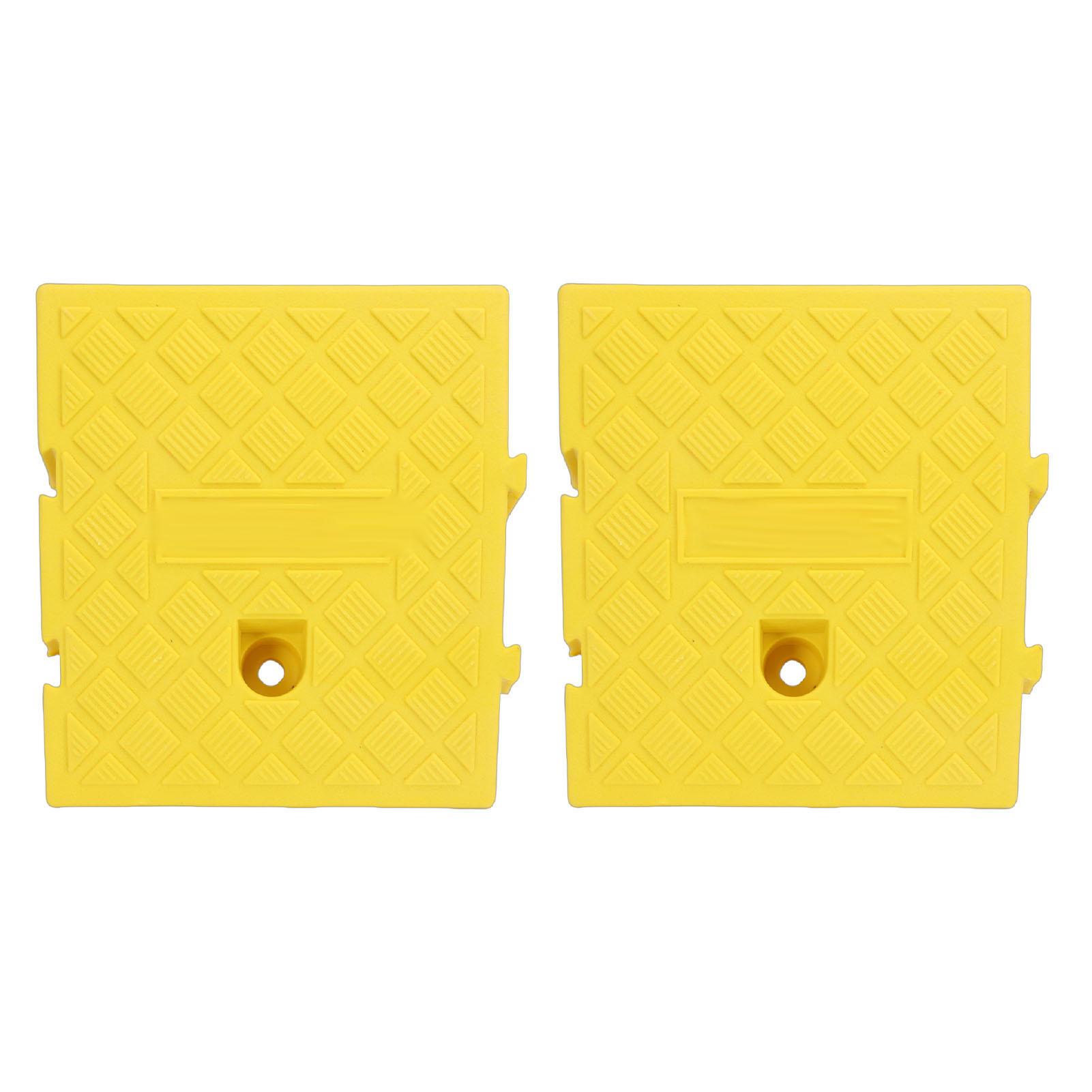Stoeprandoprit, Draagbare Lichtgewicht Heavy Duty Drempelopritten, Oprit Stoeprandopritten voor Auto's Vrachtwagens Fietsen Motoren Rolstoelen 9.8 .6x4.3in