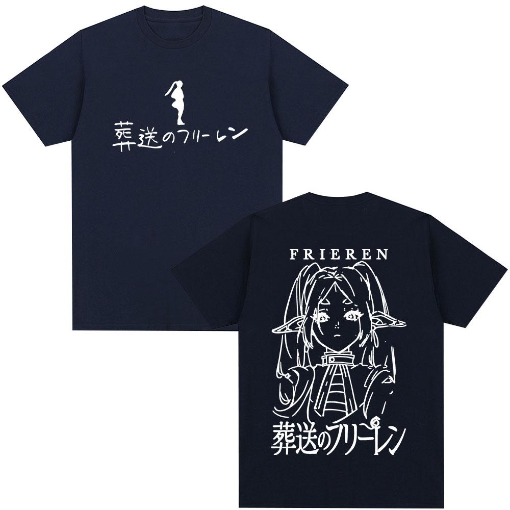 

Anime Frieren Beyond Journeys End Tshirt Mens Women Clothing Fashion Harajuku Short Sleeve Cotton Summer Oversized T Shirts 4XL