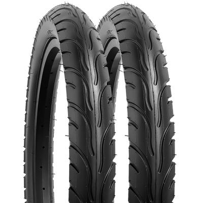 YunSCM 2x18 2.4 Tires, 18x2.4 64-355 Bicycle Tires, Suitable for 18-inch 2.4 Mountain Bikes and Cross Bikes, Y-1125