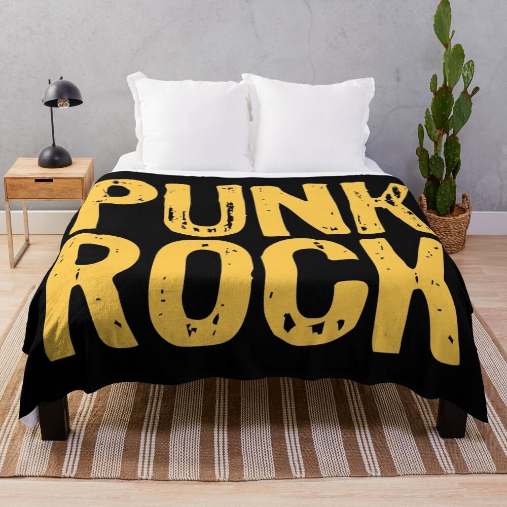 Punk Rock Throw Blanket